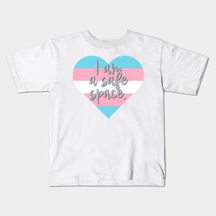 I am a safe space. Kids T-Shirt